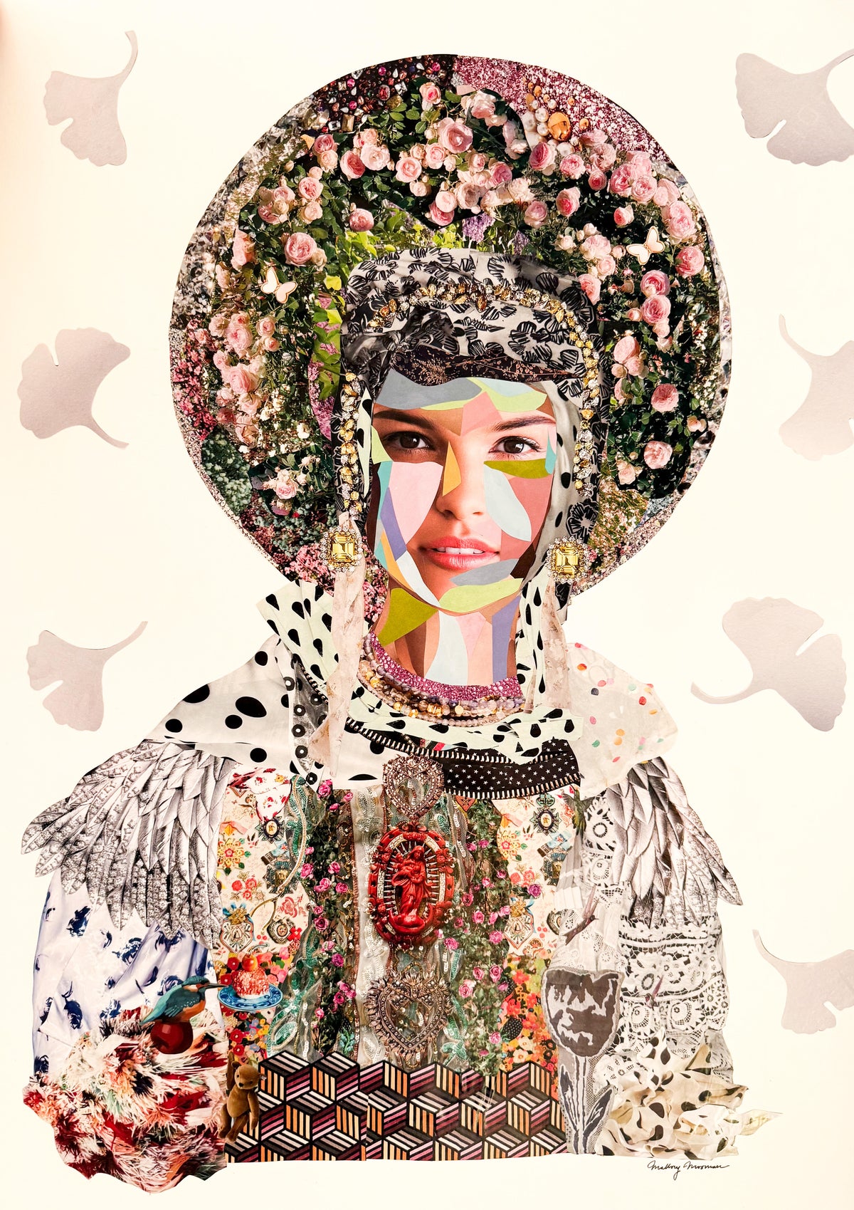 Available: Saint Louise Original Collage