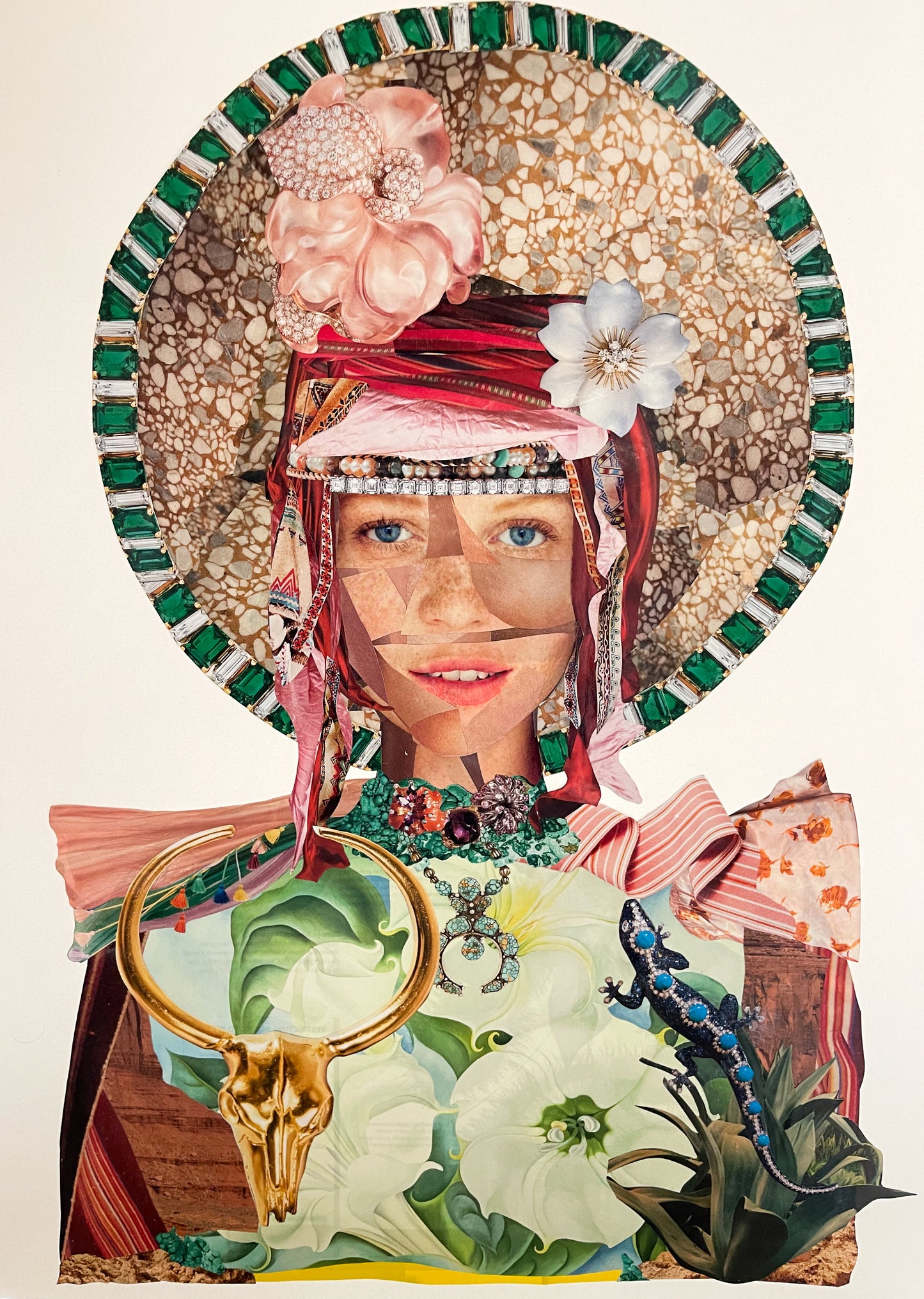 Available: Original Collage- Enduring Saint